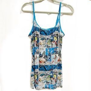 Wonder Woman Mesh Comic Cami Tank Top